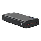 Kopplen - Batterie externe 20000 mAh avec affichage numérique-Dotée de deux ports USB-C et d’un port USB-A, elle permet de recharger jusqu’à trois appareils simultanément