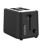 JS Gourmet - Grille-pain 2 tranches Wave Collection - Noir-Capacité 2 tranches