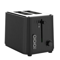 JS Gourmet - Grille-pain 2 tranches Wave Collection - Noir-Capacité 2 tranches