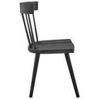 Modway - Sutter Fauteuil d’appoint de salle à manger Ensemble de 2 - Noir-7