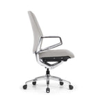 Decent Living - Chaise de bureau Nexten Pro, dossier haut, Blanc cassé-Mécanisme d'assise Bock de conception allemande