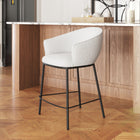 Zuo - Essen Tabouret de comptoir - Ivory-Assemblage requis