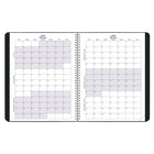 Blueline - Agenda Mensuel - 11 po H x 8 1/2 po l - Couleurs Assorties - Anglais-Jours fériés