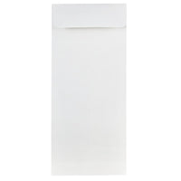 JAM Paper Enveloppes commerciale Strathmore à extrémité ouverte et gommée, 4 1/8 x 9 1/2 po, blanc lumineux, 1000/paquet-Blanc lumineux