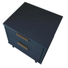 Manhattan Comfort - Table de nuit moderne Granville 18,11" à 2 tiroirs - Bleu Minuit-Garantie limitée du fabricant de 30 jours