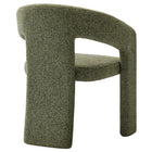 Modway - Oslo Tonneau Tissu tapis Chaise d’accent pour salle à manger - Feuille-8