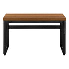 Monarch Specialties - 7675 Bureau 48 po L - Hauteur Adjustable Noyer/Metal Noir-Bureau réglable parfait pour tous les ordinateurs portables ou tablettes; surface facile à maintenir fini noyer de tous les côtés
