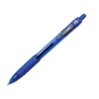 Zebra - Stylos à bille rétractables Z-Grip - 1.0 mm - bleu - paquet de 12-Design en plastique bleu fumé