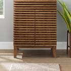 Modway - Render 24" Armoire de toilette de salle de bain (lavabo non inclus) - Noyer-Étagère de rangement réglable