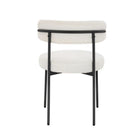 Plata Imports - Chaise Federica II Bouclée-Silhouette moderne et élégante