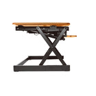Rocelco - Support de bureau haut de gamme DADR-40 à hauteur réglable - 40 po - avec portée verticale allongée - Teck-Les hauteurs réglables de 5" à 20" offrent la hauteur et l'angle de travail appropriés pour s'asseoir et se tenir debout