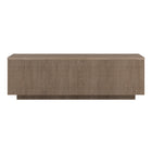 Hudson&Canal - Table basse rectangulaire Reyes 48" L - Chêne gris vieilli-La table est fabriquée à partir de matériaux MDF et PVC de haute qualité