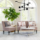 Zuo - Bintulu Fauteuil d’appoint - Taupe-Dimensions: 29,5 po L x 22,0 po L x 29,5 po H