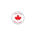 Étiquettes fabriquées au Canada, cercle de 1/2 po, 1 000/rouleau-Quantité : 1 000 étiquettes par rouleau