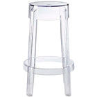 Modway - Casper Dos sans dos Tabouret de comptoir - Clair-Entièrement assemblé