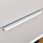 HOMCOM - Classeur vertical à 3 tiroirs pour documents lettre/A4 avec serrure - gris-Solution de rangement flexible pour le bureau à domicile, le bureau, la chambre, le salon ou le dortoir 
