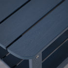 Backyard Lifestyles - Table d'appoint avec tablette - Bleu marine-Résistant aux taches et facile à nettoyer.