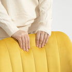 Vinsetto - Chaise d’ordinateur pivotante sans accoudoirs - jaune-Couleur : jaune