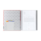 Hilroy - Cahier primaire Hockey Canada – 10 ½ po H x 8 ⅝ po l – Rouge/Noir-4 pochettes en polyéthylène 
