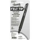 Sharpie - Stylos pointe feutre - 0,4 mm - noir - paquet de 4-6