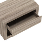 Manhattan Comfort - Table de nuit contemporaine Soren 32" à 1 tiroir - Chêne naturel-Disponible en chêne blanchi, chêne naturel et gris charbon