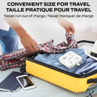 Bell+Howell - Parasurtenseur à 3 prises avec bloc d'alimentation à DEL et 1 port USB-A et 2 ports USB-C - Cordon de 6 pi-7