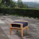Modway - Marina Terrasse extérieure Teck Ottoman in Marine naturelle-Grains de bois richement texturés