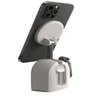 iOttie - Support de voyage Treker compatible MagSafe pour téléphones portables - Blanc-Design compact : Conçu pour les voyages, le support de voyage magnétique Treker est léger et facile à ranger. Une boucle et un mousqueton vous permettent de l'attacher rapidement à votre sac à dos ou à votre bagage cabine pour un accès facile lorsque vous ne l'utilisez pas