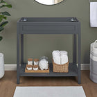 Modway - Altura 36" Armoire de toilette de salle de bain (lavabo non inclus) - Gris-Assemblée requise