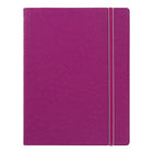 Filofax® - Cahier de notes de format A5, 8 1/4 x 5 3/16 po, 112 pages, fuchsia-Couverture avec renfort intégral qui permet de l'ouvrir à 360 °