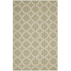 Modway - Cerelia Treillis marocains intérieurs et extérieurs Tapis de 5 pi l x 8 pi L - Beige et vert clair-Tapis à treillis marocain