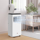 HOMCOM climatiseur portable 8 000 BTU avec minuterie pour pièce de 345 pi² - blanc-Minuterie marche/arrêt 24 heures 