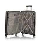 Heys - Valise Spinlite 26" - Noir-Poignées supérieures et latérales rembourrées de gel