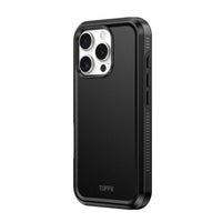 TUFF8 - iPhone 16 Pro -  Impact Dual-layer Rugged Case-Protection double couche : Composé d'un étui intérieur souple et malléable et d'une couverture rigide pour créer une défense robuste contre les chutes et les chocs accidentels.