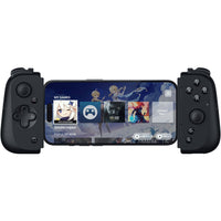 Razer - Kishi V2 USB C Manette Gaming Mobile pour iOS et Android-Contrôles de qualité console sur mobile: Boutons à microswitch, gâchettes analogiques, macros programmables Conçue selon les normes des manettes de compétition sur consoles, elle vous fera profiter d’un niveau de précision et de personnalisation supérieur qui va au-delà des limites des commandes tactiles