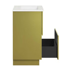 Modway - Quantum 24" Vanette de salle de bain - Or blanc-8