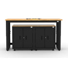 Cat - Ensemble d’armoires de garage (PAA) incluant 2 armoires de base et un établi de 72 po-Ensemble armoire et établi 3 pièces : Deux armoires de base robustes jumelées à un établi de 72 po offrent rangement pratique et surface de travail dans un format compact.