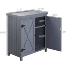 Outsunny - armoire de rangement de jardin avec dessus galvanisé et deux étagères-Plateau en acier galvanisé résistant à la rouille
