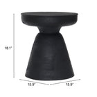 Zuo - Sage Table d’appoint - Noir-Garantie limitée de 3 ans