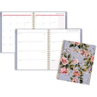 Cambridge - Agenda scolaire hebdomadaire/mensuel 2026-2027 - 11 po H x 9 po l - Tea Rose - bilingue-Reliure à double spirale