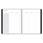 Blueline - Agenda Mensuel - 11 po H x 8 1/2 po l - Couleurs Assorties - Anglais-Section mots de passe