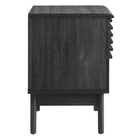 Modway - Render Table de chevet, Fusain-Construction durable en panneaux de particules