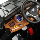 Aosom - camion jouet électrique pour enfants 12v avec télécommande - noir-Doubles moteurs de 12V pour une puissante propulsion arrière et une charge complète pour 45 minutes de jeu continu 