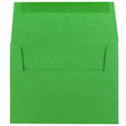 JAM Paper - Enveloppes d'invitation colorées A2 - 4,375 x 5,75 - vert recyclé - Paquet de 50-Couleur : vert de Noël