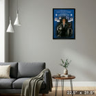 Auston Matthews Toronto Maple Leafs 2022 Trophy Collage sur toile - Toile encadree - 22" x 31"-Prêt à accrocher - livré entièrement assemblé