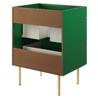 Modway - Daybreak 24" Armoire de toilette de salle de bain (lavabo non inclus) - Vert-Assemblée requise
