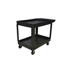 Eddie's - Chariot pour baignoire - 46" L x 25" L x 33" H - Deux étagères - Noir-Chariot pour baignoire utilitaire