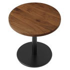 Modway - Viva Manche Bois d’acacia Table d’appoint - Chêne à lumière noire-Pad sans marquage pour la protection des planchers