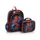 Heys - Ensemble 2 pièces Marvel Kids Spider-Man sac à dos et sac à lunch-Sac à dos avec sac à lunch détachable assorti, idéal pour l’école et le quotidien