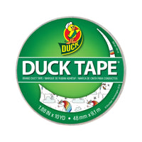 Duck Brand - Ruban adhésif imprimé  - 4,78 cm de large-Se déchire facilement à la main pour une application simple